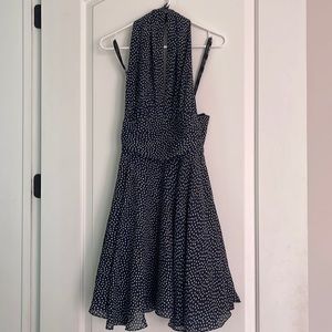 Vintage Polka dot halter swing dress